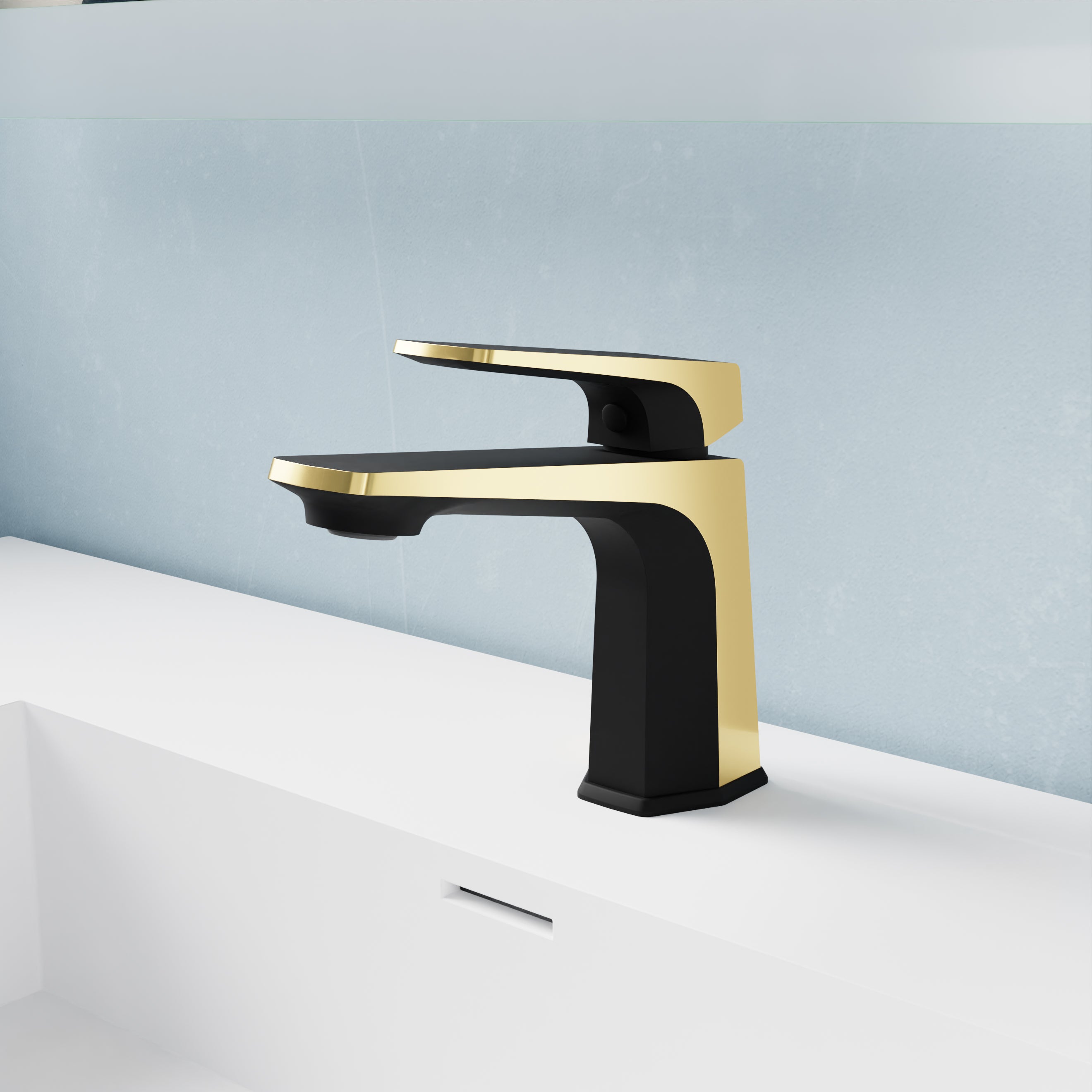 ANZZI Single Handle Single Hole Bathroom Faucet With Pop-up Drain