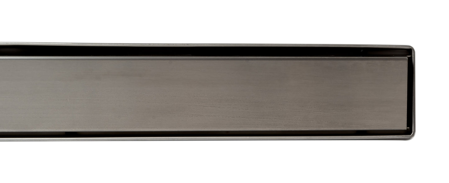 ALFI brand ABLD47B-BSS 47" Brushed Stainless Steel Linear Shower Drain with Solid Cover