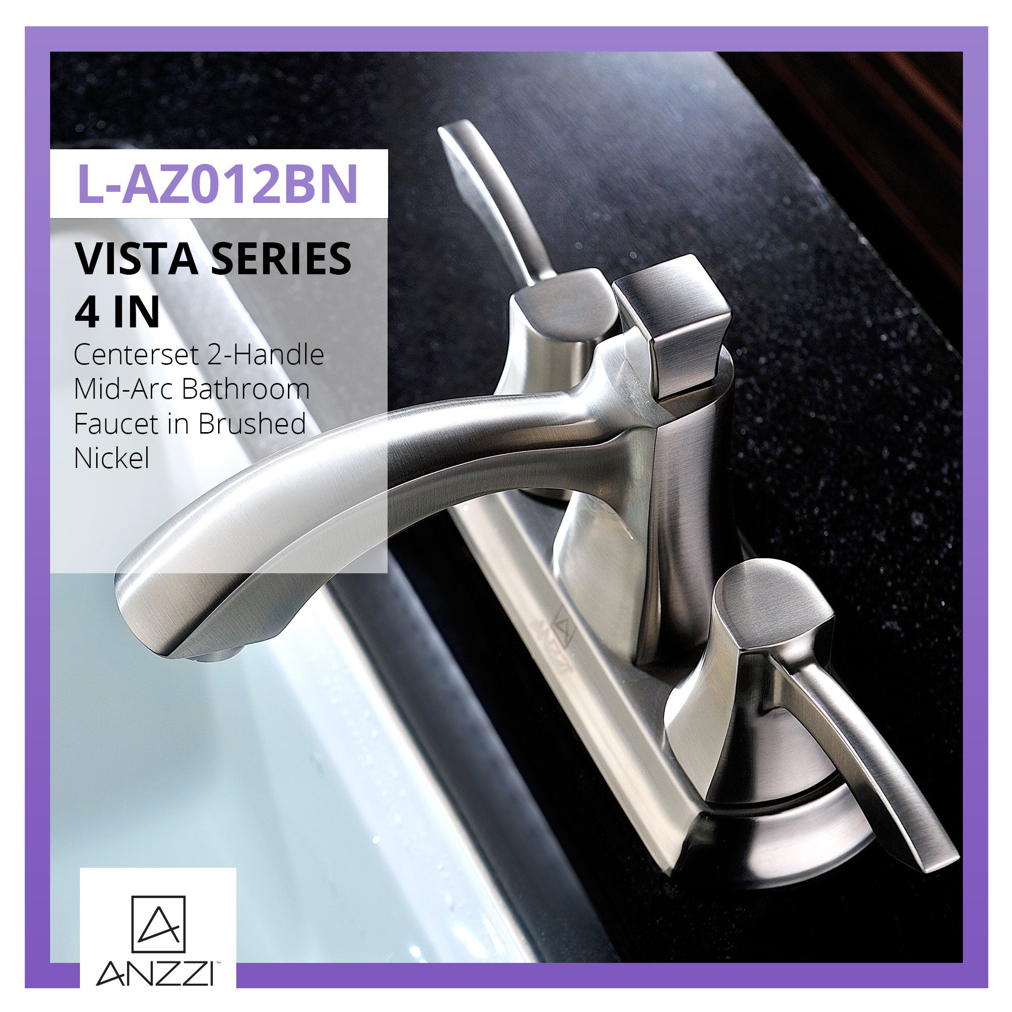 Vista Series 2-Handle Bathroom Sink Faucet