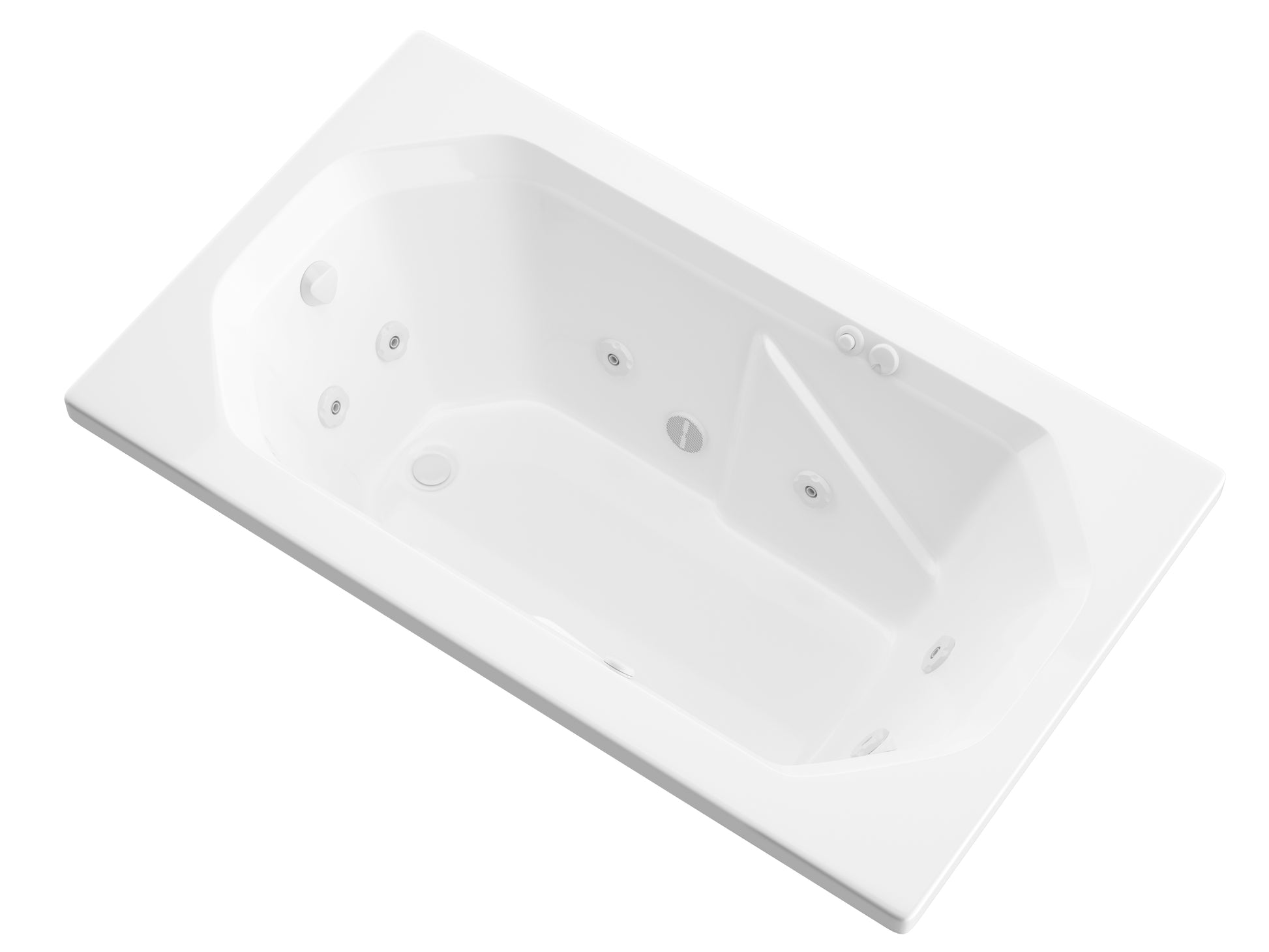 Atlantis Whirlpools Mirage 36 x 60 Rectangular Whirlpool Jetted Bathtub