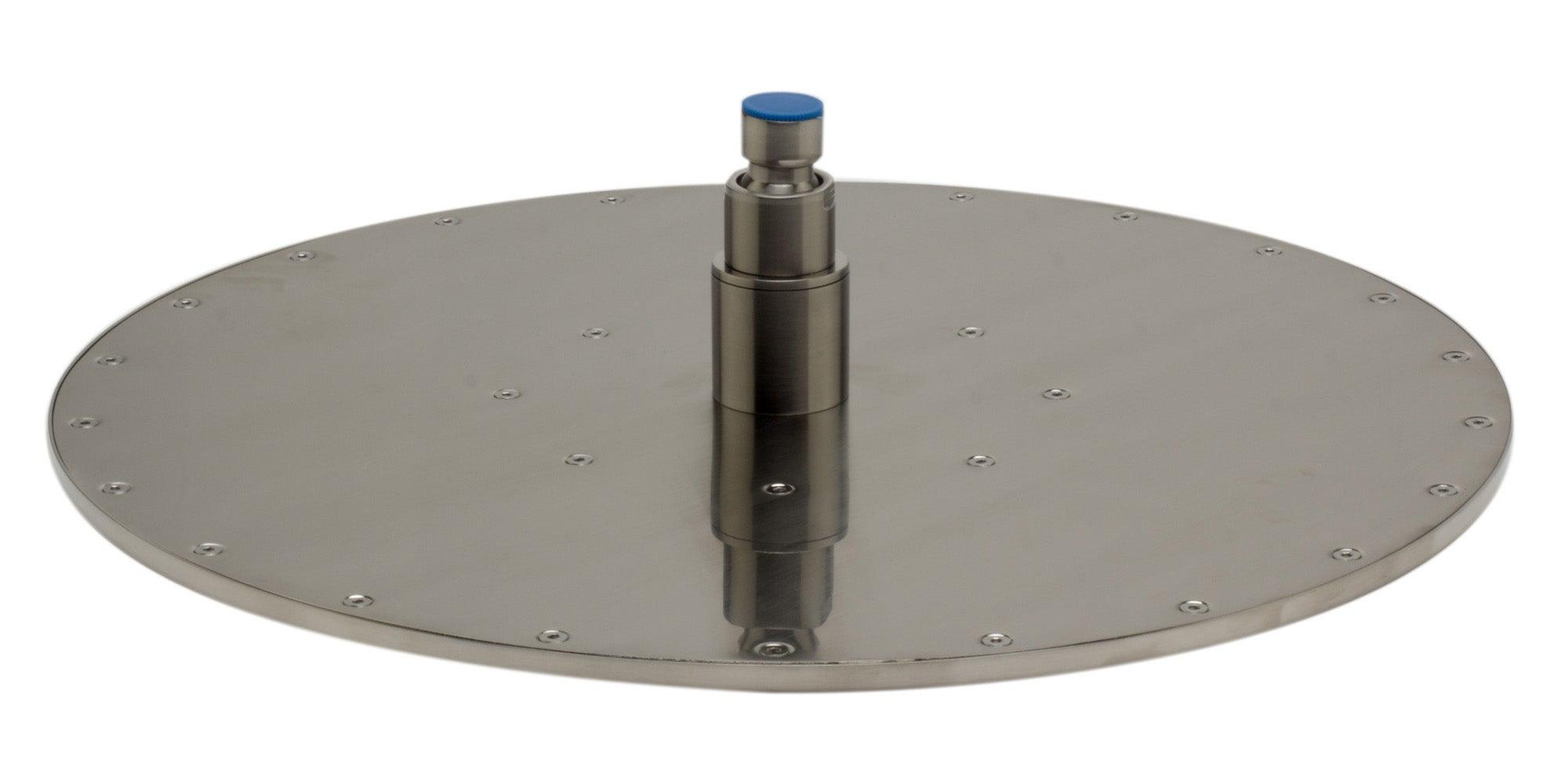 ALFI brand LED16R-BN Brushed Nickel 16" Round Multi Color LED Rain Shower Head