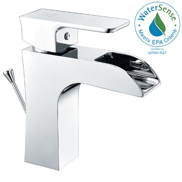 Forza Series Single Hole Single-Handle Low-Arc Bathroom Faucet