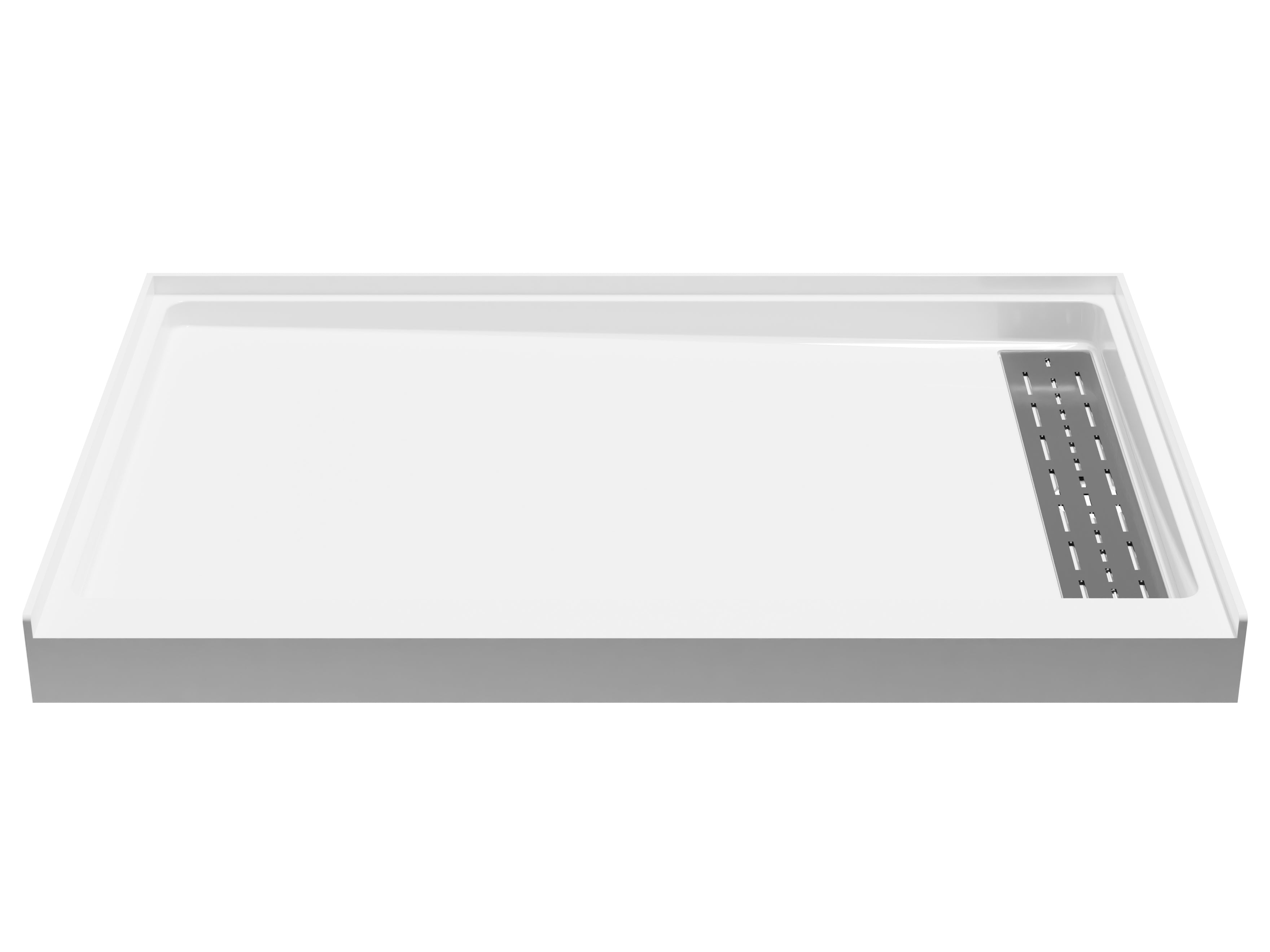 ALEXANDER 48 in. x 32 in. Center Drain Shower Base