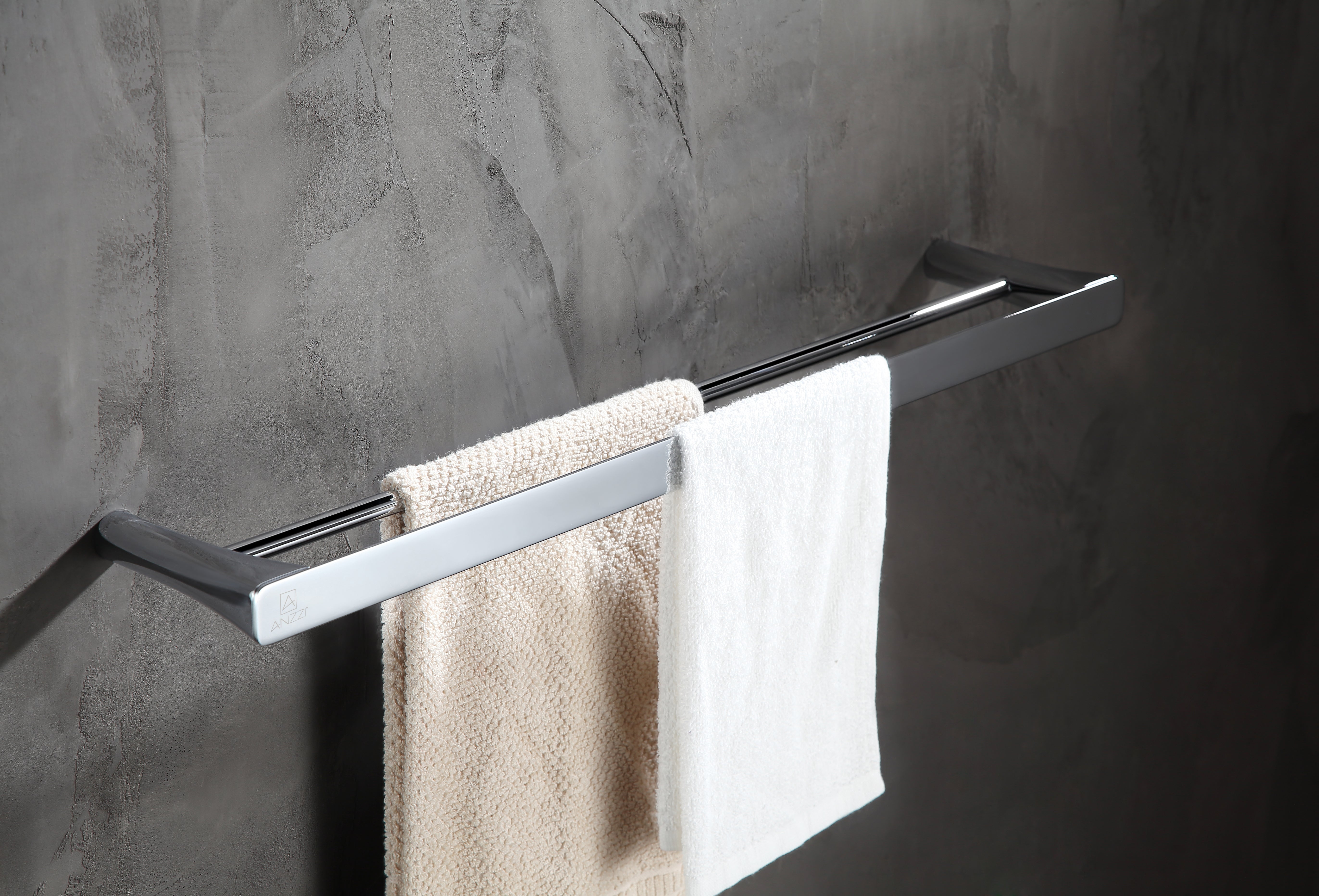 Caster 3 Series Towel Bar in Polished Chrome