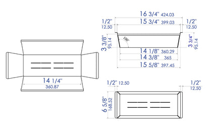 ALFI brand AB85SSC Stainless Steel Colander Insert for Granite Sinks