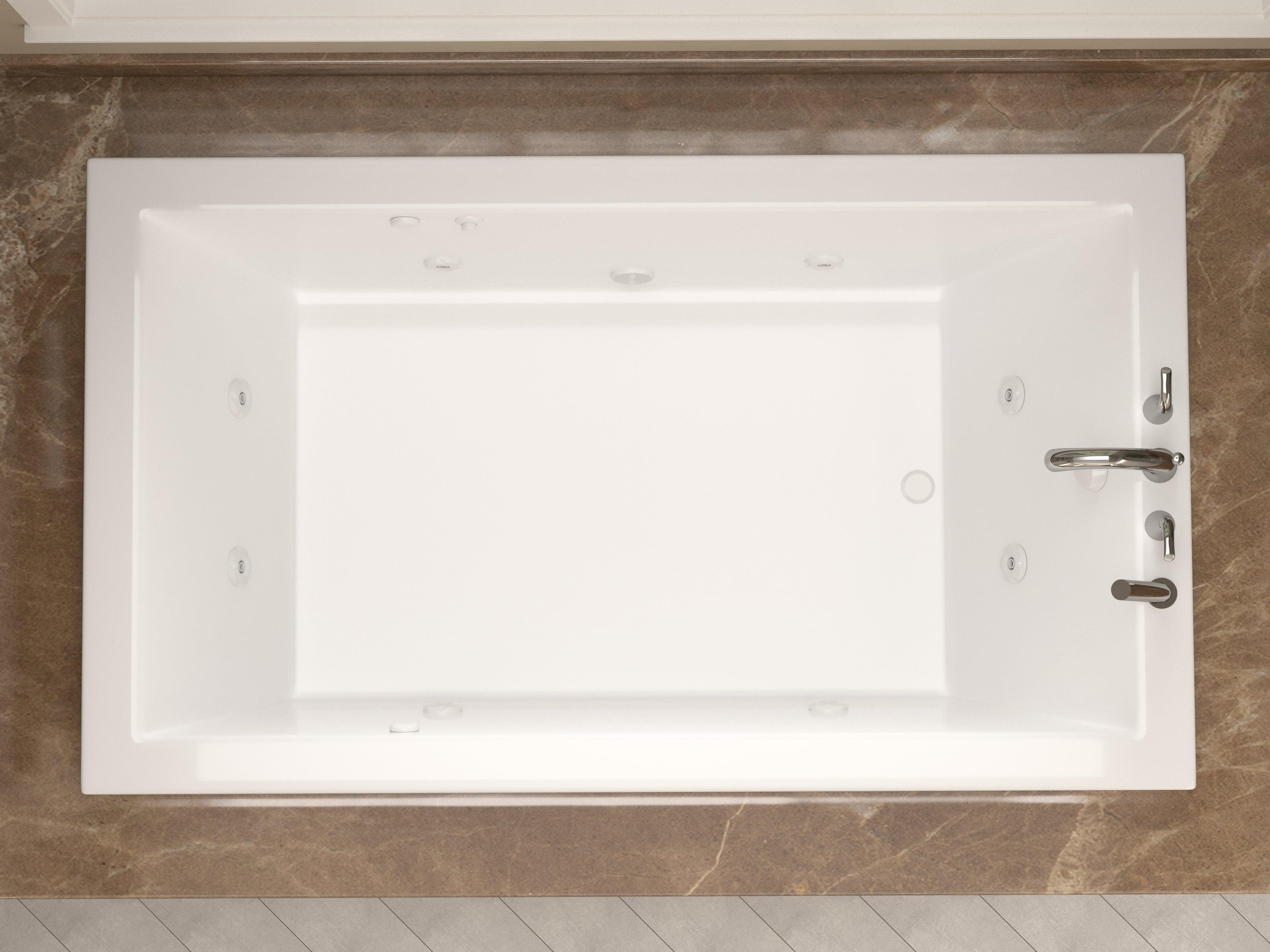 Atlantis Whirlpools Venetian 32 x 72 Rectangular Whirlpool Jetted Bathtub