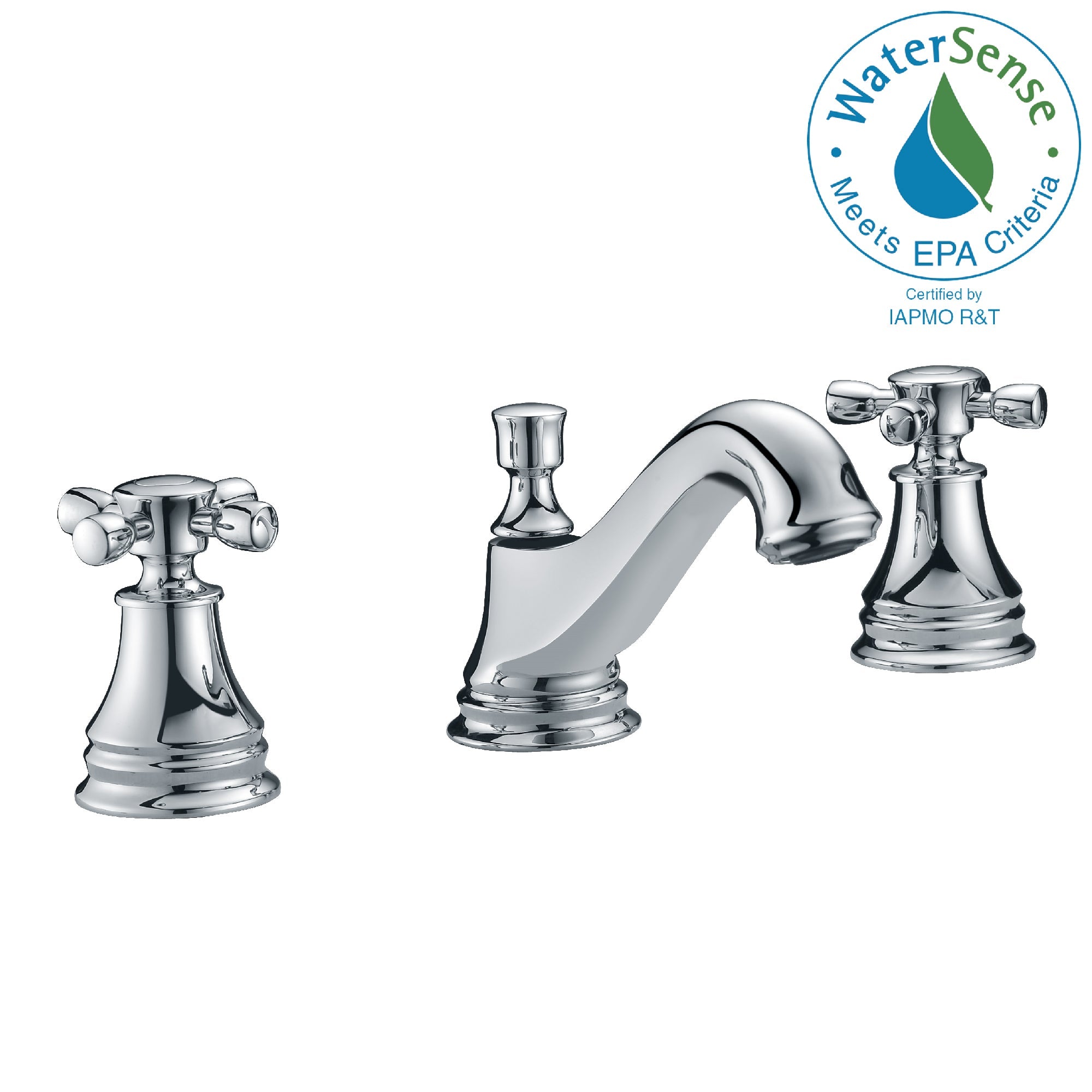 Melody Series 8 in. Widespread 2-Handle Mid-Arc Bathroom Faucet