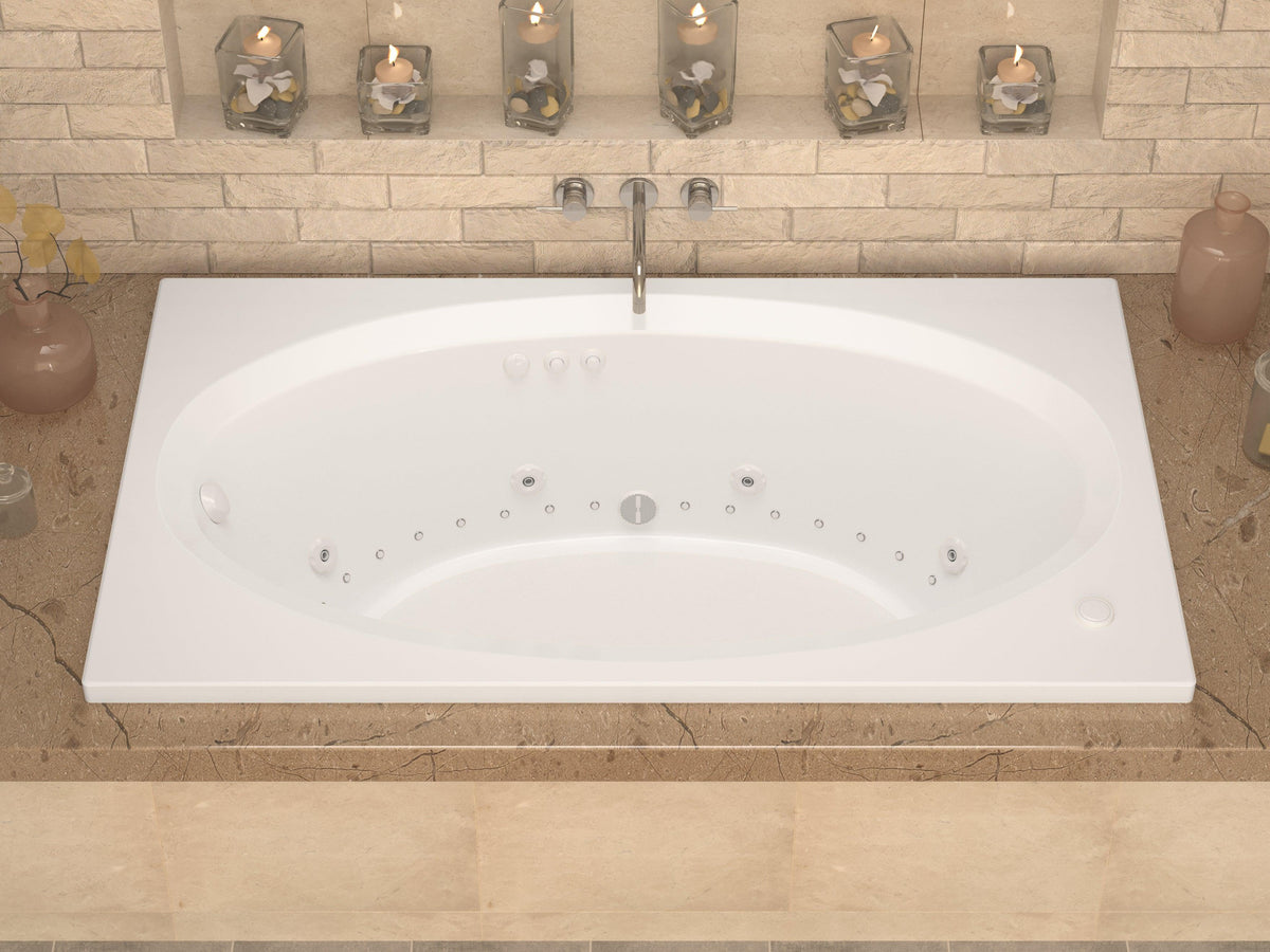 Atlantis Whirlpools Vogue 42 x 60 Rectangular Air & Whirlpool Jetted Bathtub