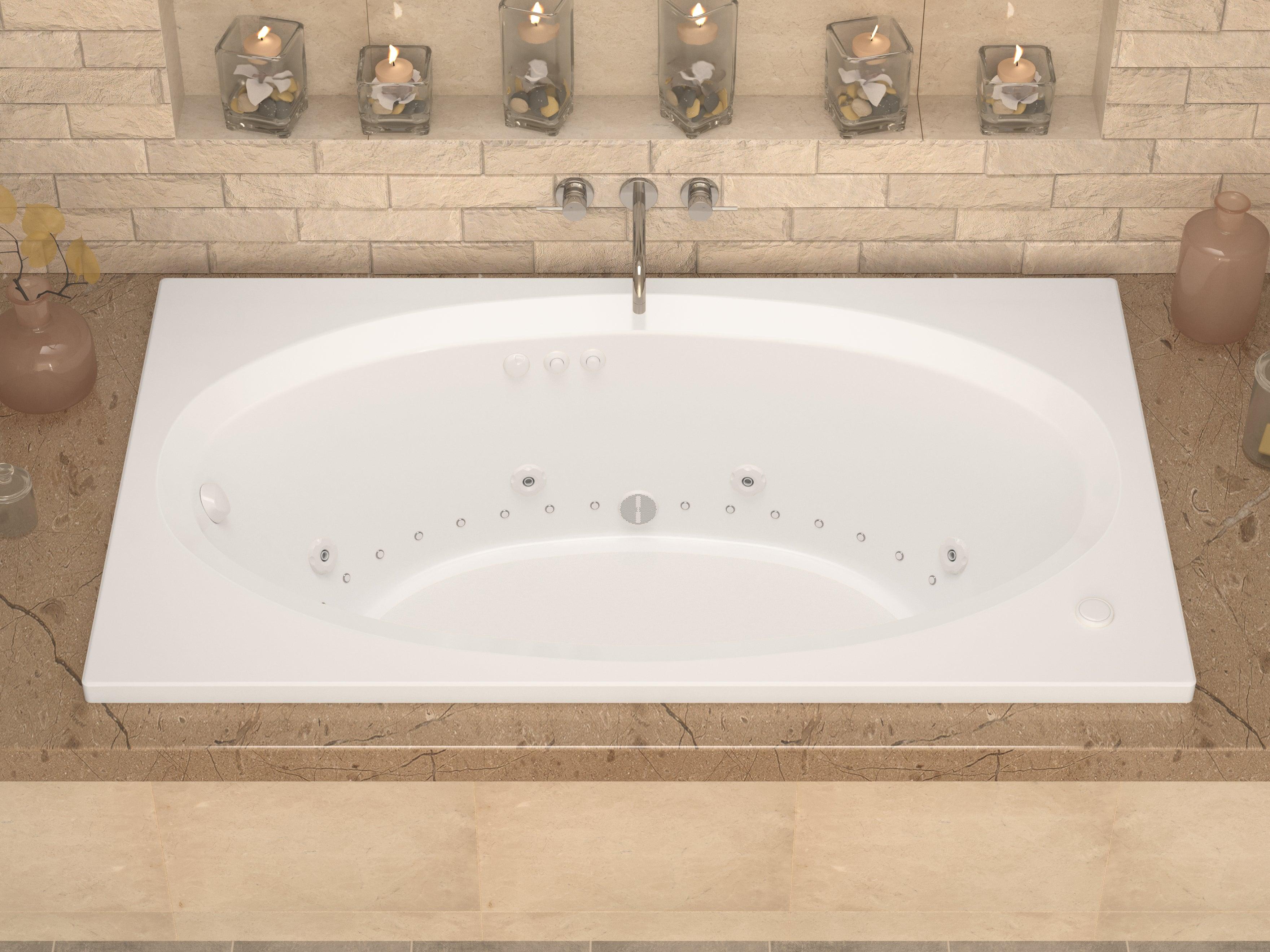 Atlantis Whirlpools Vogue 42 x 60 Rectangular Air & Whirlpool Jetted Bathtub