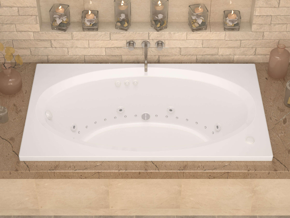 Atlantis Whirlpools Vogue 43 x 84 Rectangular Air & Whirlpool Jetted Bathtub
