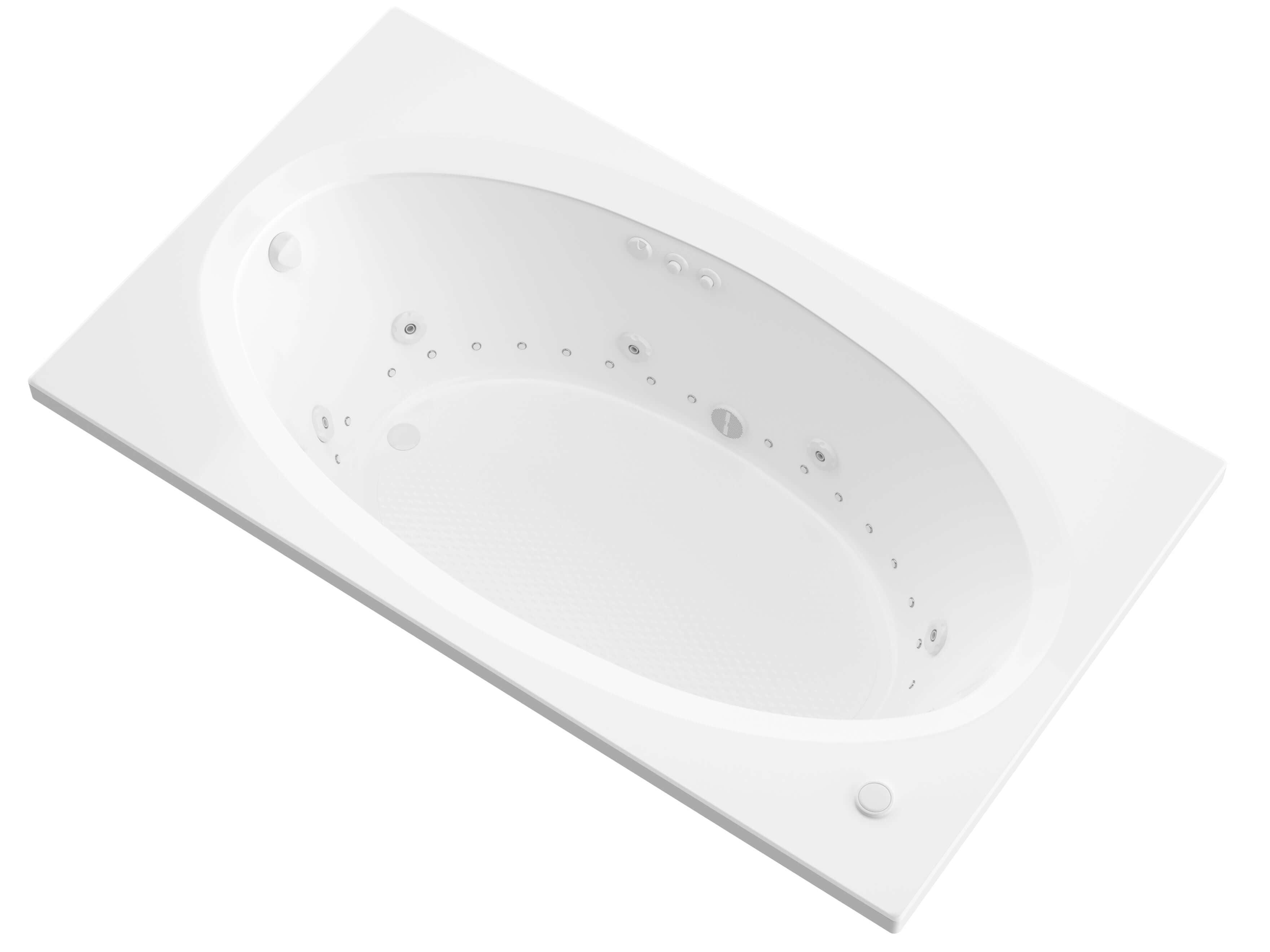 Atlantis Whirlpools Vogue 43 x 84 Rectangular Air & Whirlpool Jetted Bathtub
