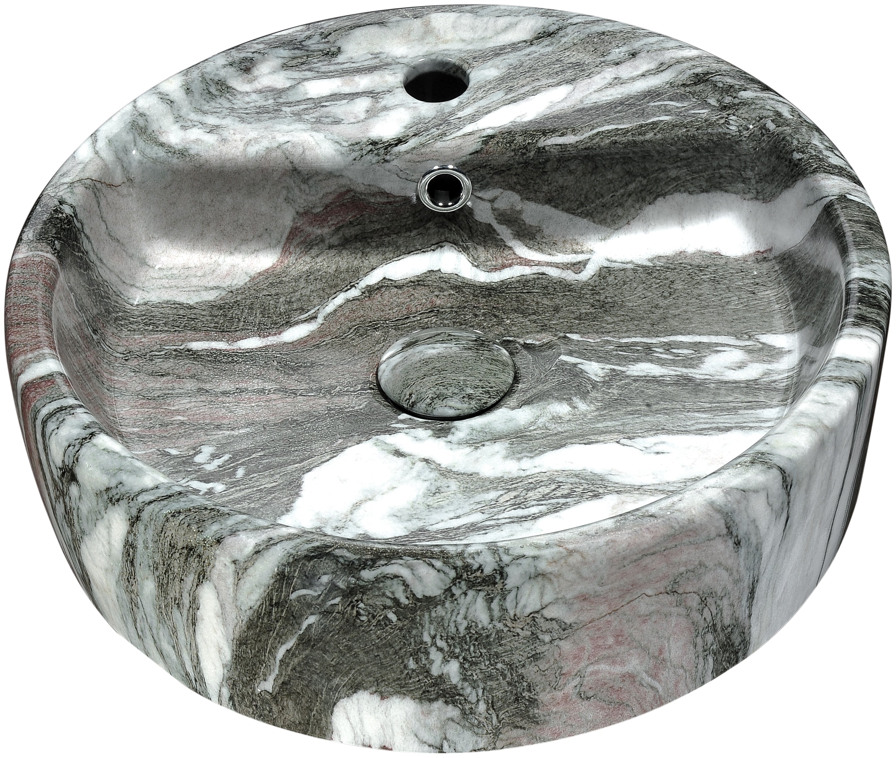 Rhapsody Series Ceramic Vessel Sink in Neolith Marble Finish