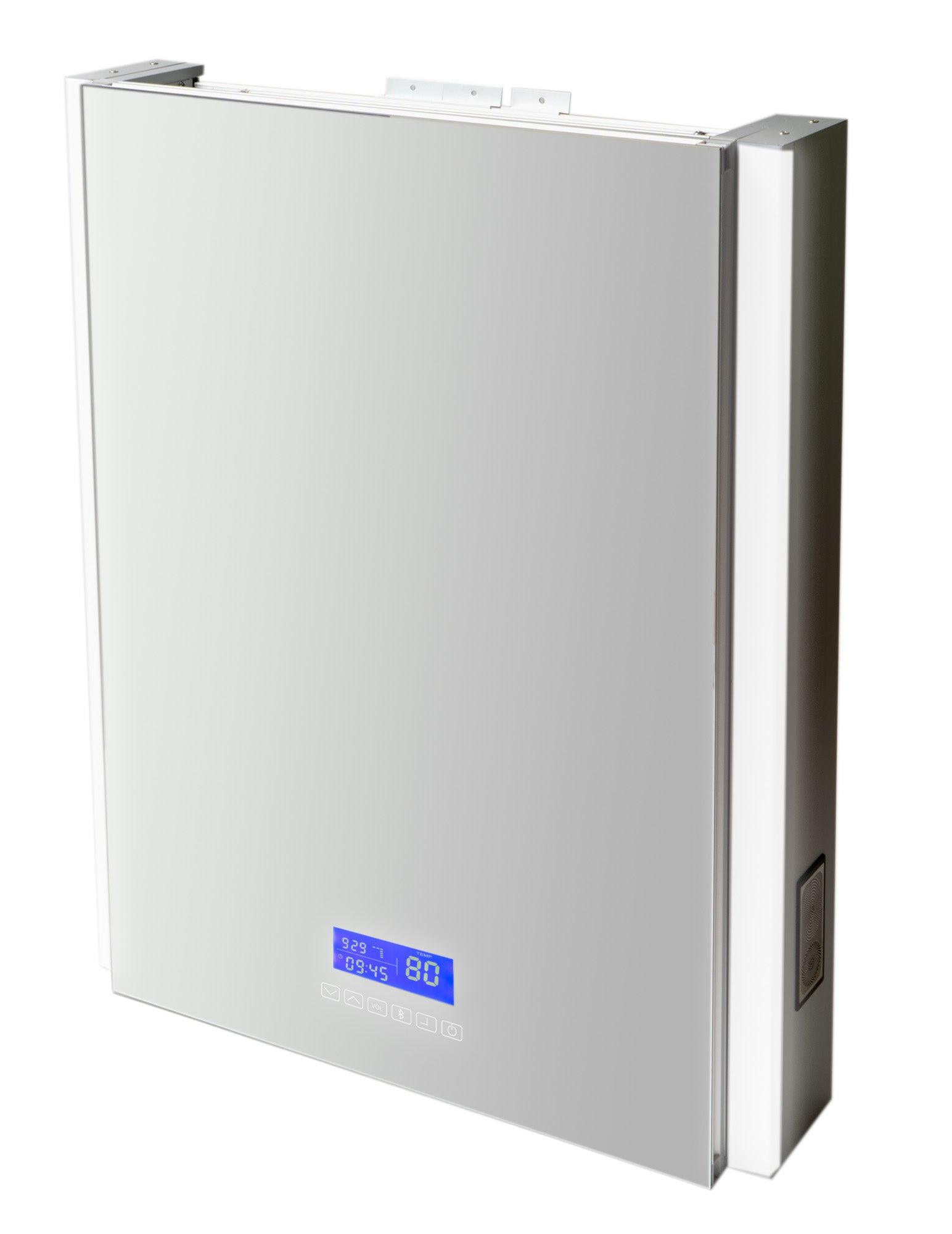 ALFI brand ABMC2432BT 24" x 32" Single Door LED Light Bluetooth Medicine Cabinet