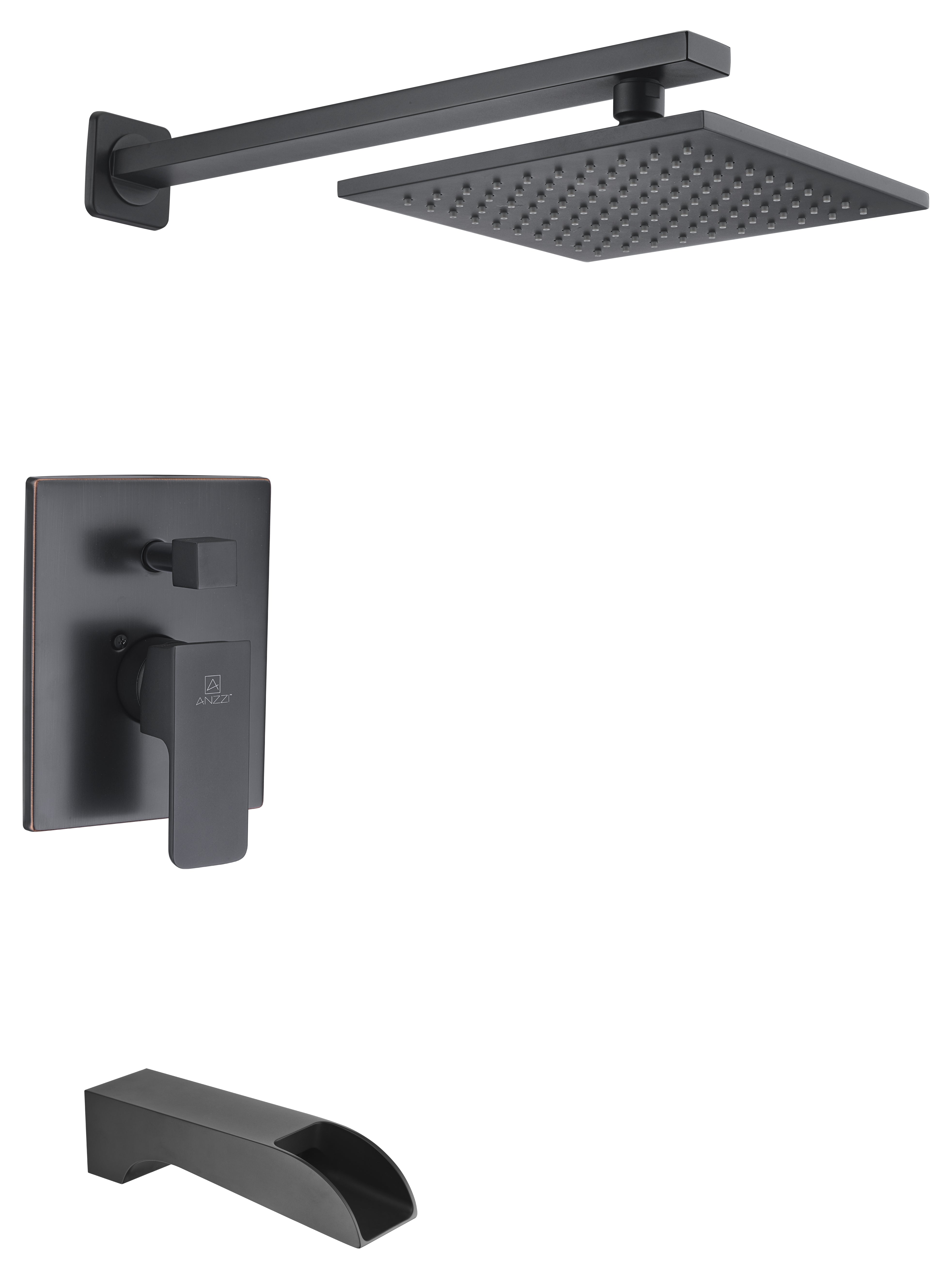 Mezzo Series 1-Handle 1-Spray Tub and Shower Faucet
