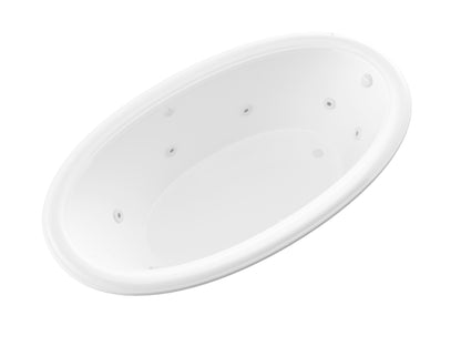 Atlantis Whirlpools Petite 36 x 60 Oval Whirlpool Jetted Bathtub