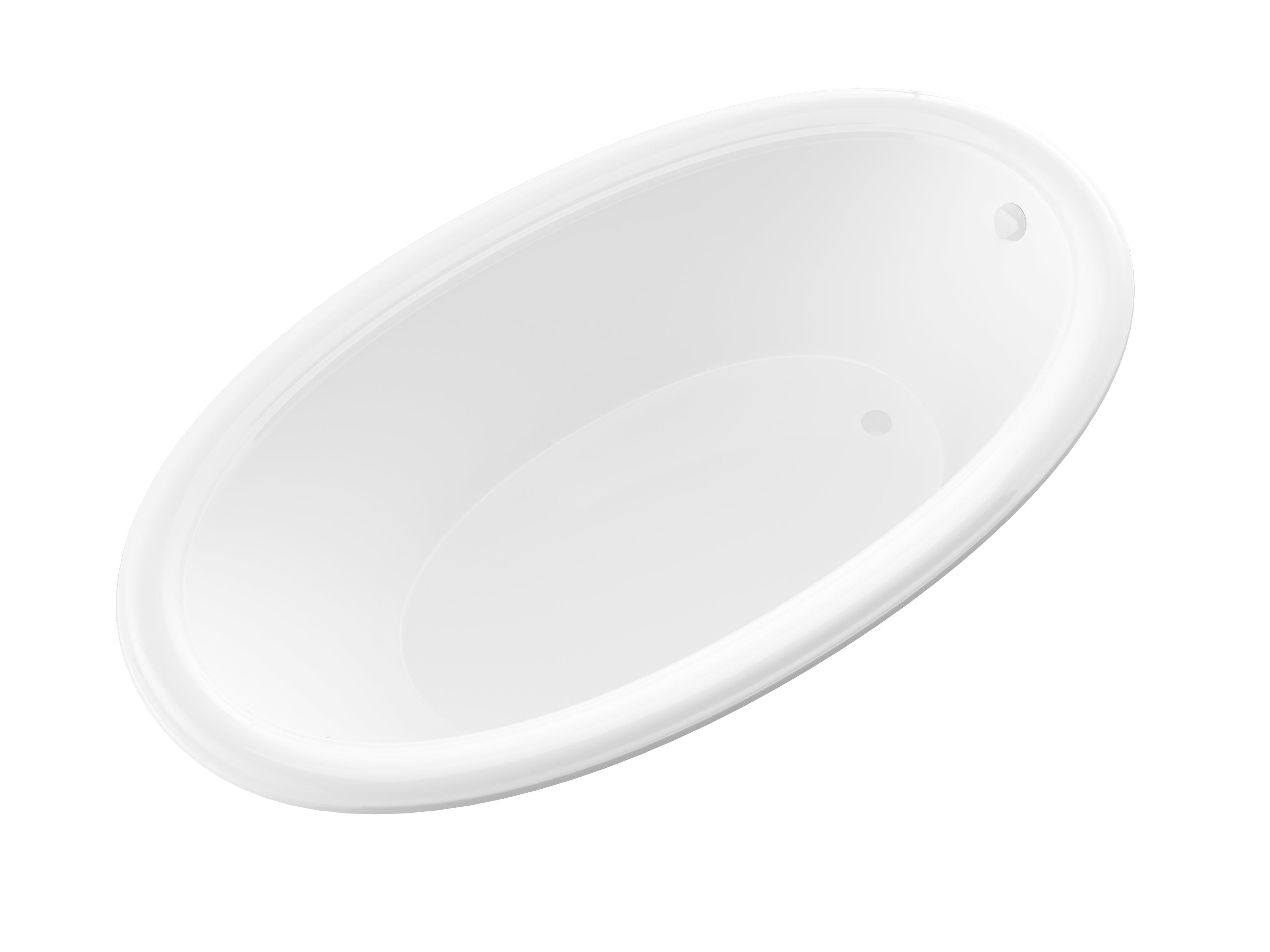 THE BATH WATER  10個 Atlantis Whirlpools Petite 42 x 70 Oval Soaking Drop-In Bathtub