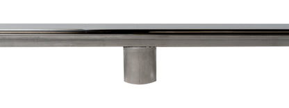 ALFI brand ABLD59B-PSS 59" Polished Stainless Steel Linear Shower Drain with Solid Cover