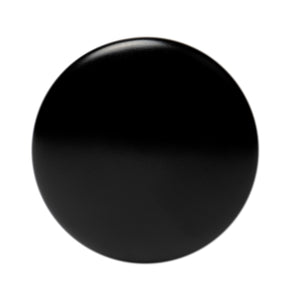 ALFI brand AB8056-BM Black Matte Ceramic Mushroom Top Pop Up Drain for Sinks with Overflow