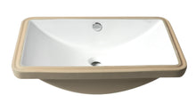 Load image into Gallery viewer, ALFI brand ABC603 White 24&quot; Rectangular Undermount Ceramic Sink