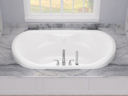 Atlantis Whirlpools Indulgence 41 x 70 Oval Soaking Bathtub