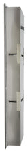 Load image into Gallery viewer, ALFI brand ABN0836-BSS 8 x 36 Brushed Stainless Steel Vertical Triple Shelf Bath Shower Niche