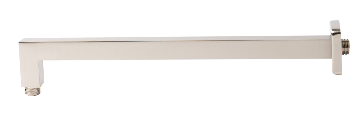 ALFI brand ABSA16S-BN Brushed Nickel 16" Square Wall Shower Arm