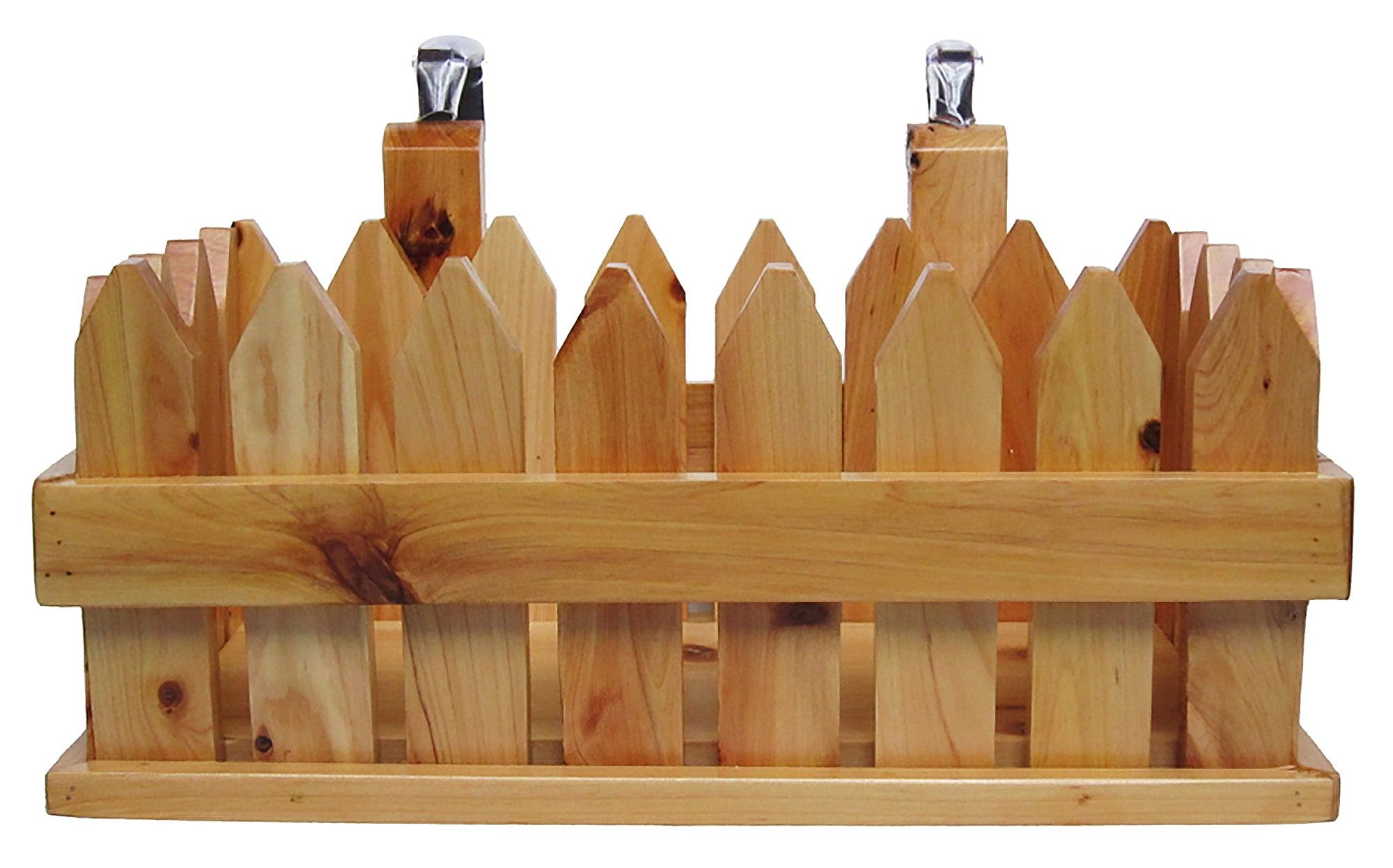 ALFI brand AB1105 63" Free Standing Cedar Wooden Bathtub