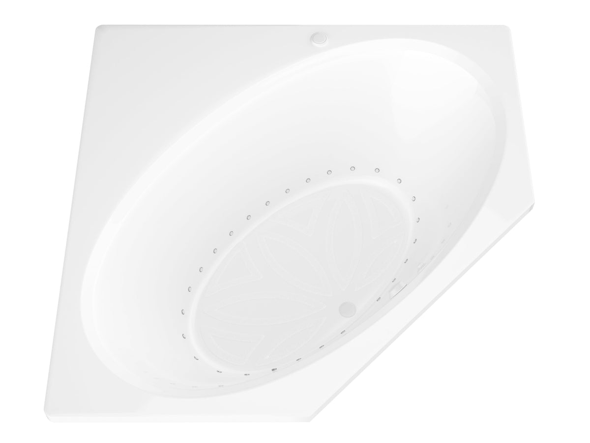 Atlantis Whirlpools Venus 60 x 60 Corner Air Jetted Bathtub