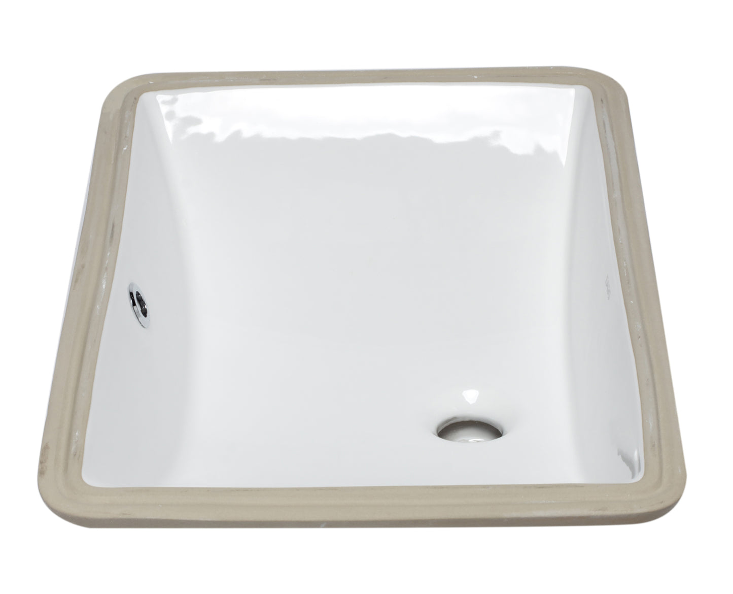 EAGO BC227 White Ceramic 22"x15" Undermount Rectangular Bathroom Sink