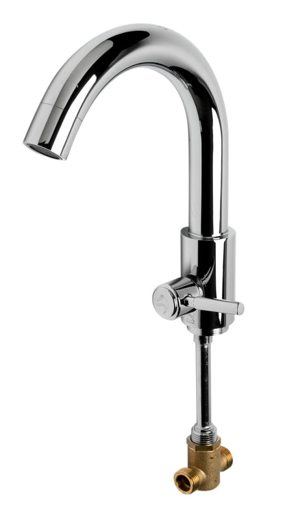 ALFI brand AB2503-PC Polished Chrome Deck Mounted Tub Filler with Hand Held Showerhead