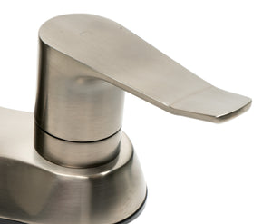 ALFI brand AB1493-BN Brushed Nickel Two-Handle 4'' Centerset Bathroom Faucet