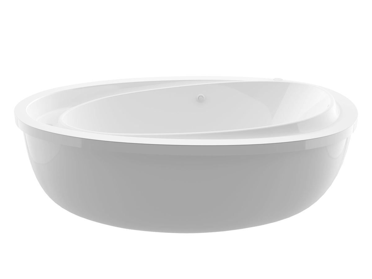 Atlantis Whirlpools Breeze 38 x 71 Oval Freestanding Air Jetted Bathtub