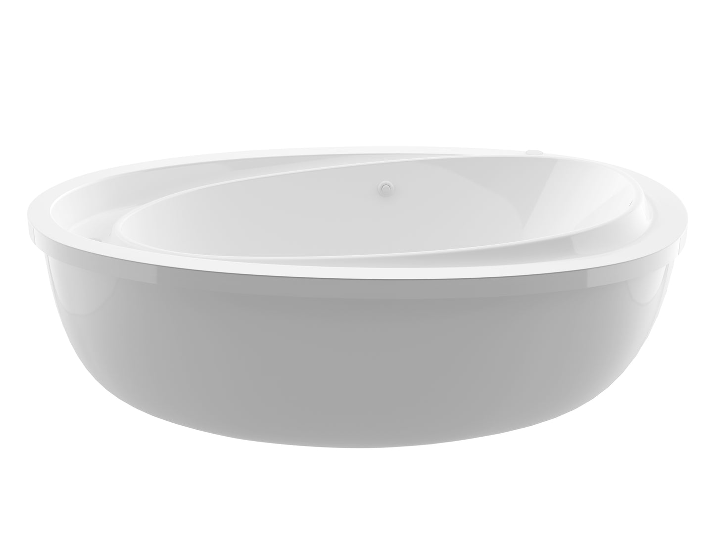 Atlantis Whirlpools Breeze 38 x 71 Oval Freestanding Air Jetted Bathtub