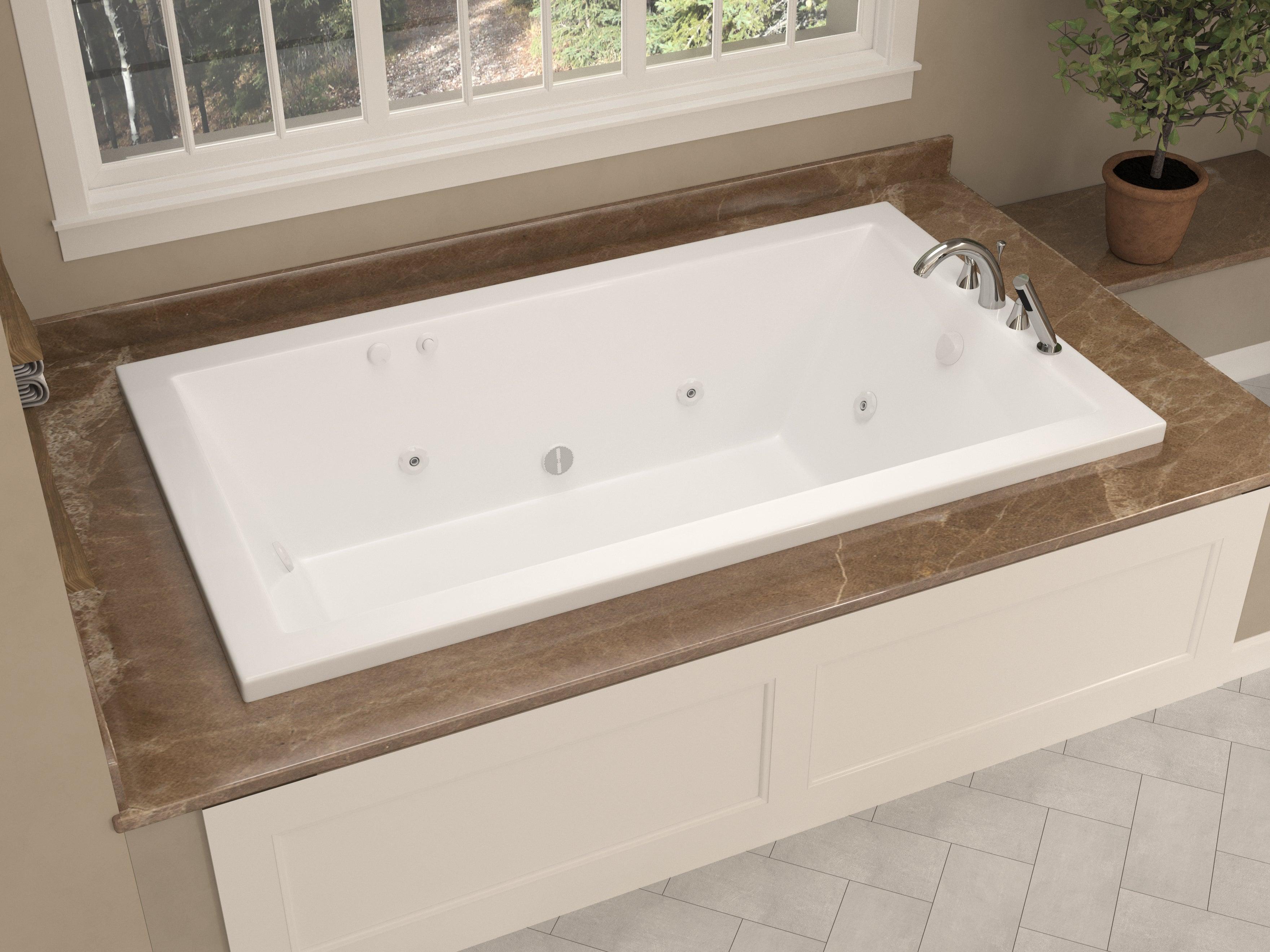 Atlantis Whirlpools Venetian 42 x 60 Rectangular Whirlpool Jetted Bathtub