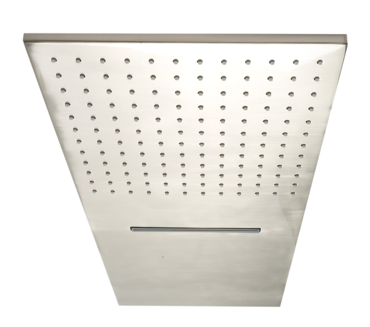 ALFI brand RAIN10SW-BN Brushed Nickel 10" Wall-Mounted Square Waterfall Rain Shower Head