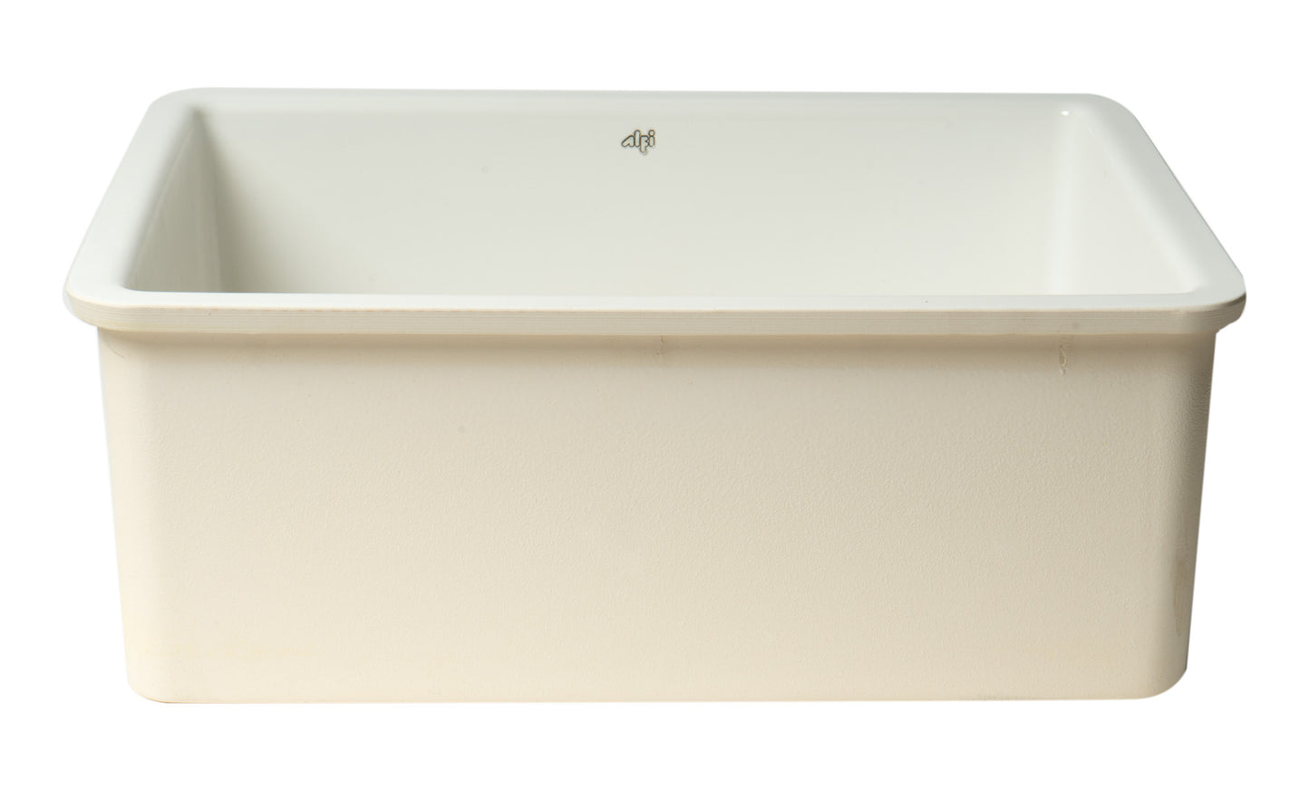 ALFI brand AB2317 23" White Fireclay Undermount Kitchen Sink