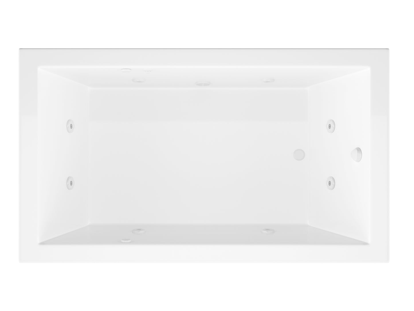 Atlantis Whirlpools Venetian 32 x 60 Rectangular Whirlpool Jetted Bathtub - Acrylic, Drop-in