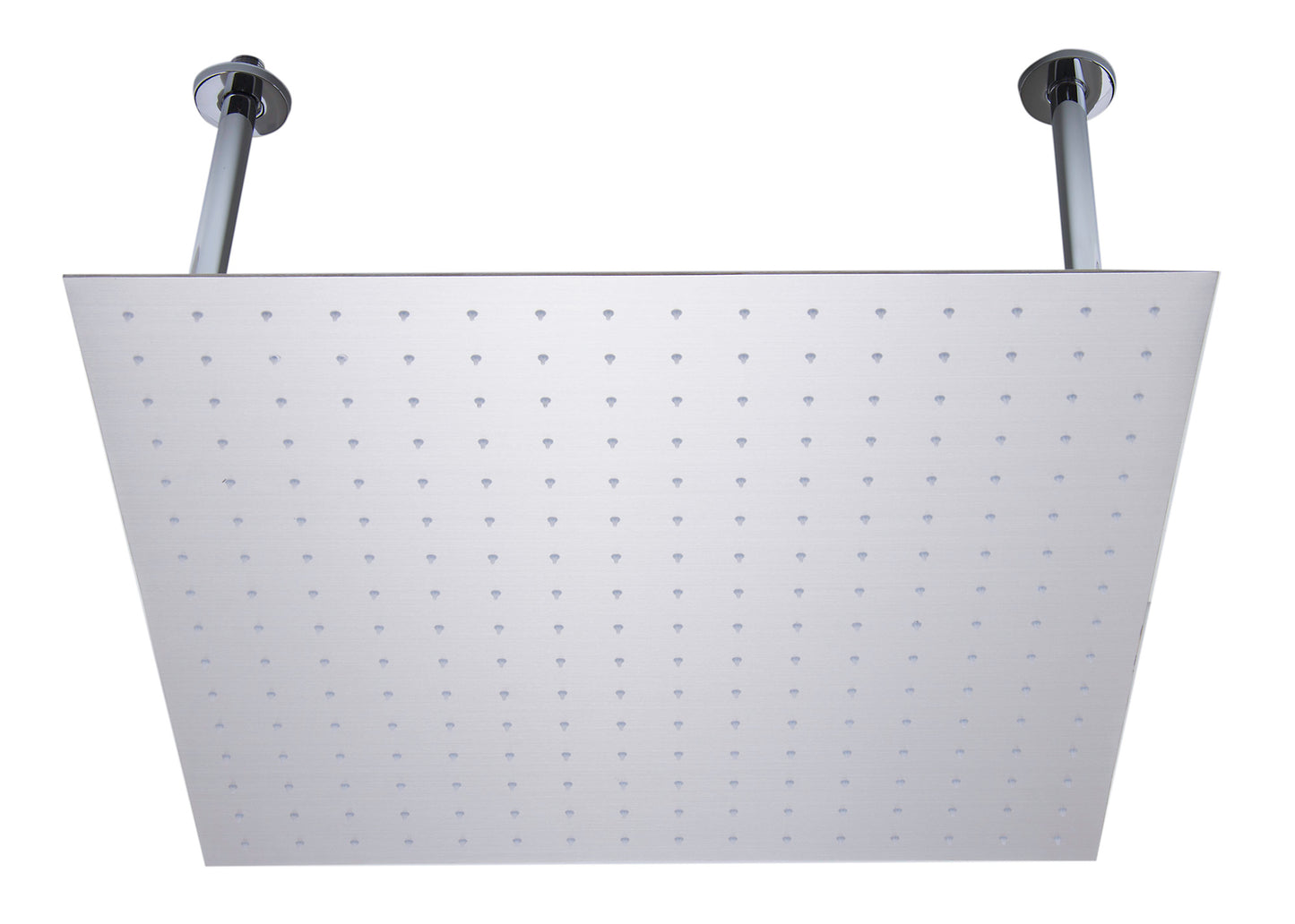 ALFI brand RAIN24S-BSS 24" Square Brushed Solid Stainless Steel Ultra Thin Rain Shower Head