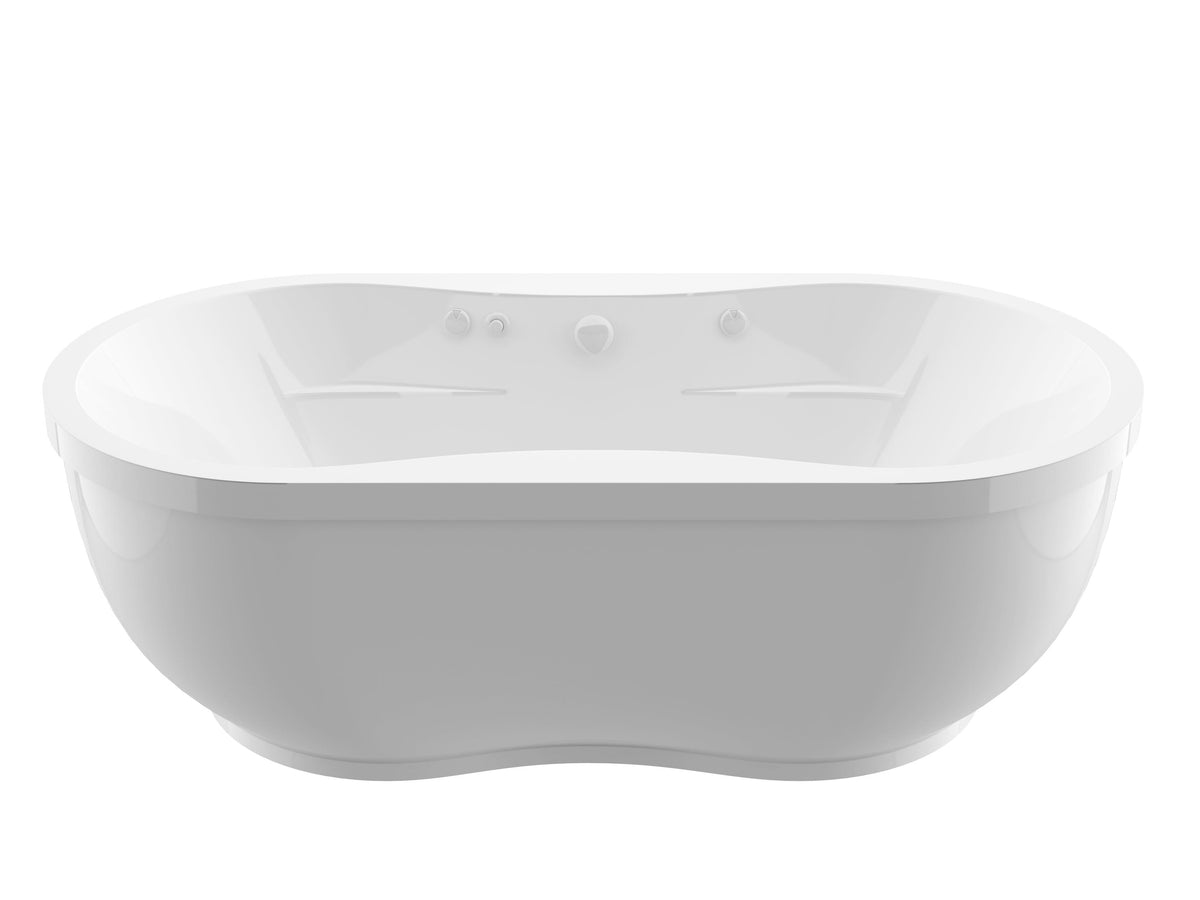 Atlantis Whirlpools Embrace 34 x 71 Oval Freestanding Whirlpool Jetted Bathtub 3471AW