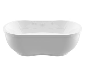 Atlantis Whirlpools Embrace 34 x 71 Oval Freestanding Whirlpool Jetted Bathtub 3471AW