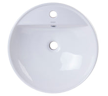 Load image into Gallery viewer, EAGO BA141  18&quot; Oval Ceramic above mount Bathroom Basin Vessel Sink