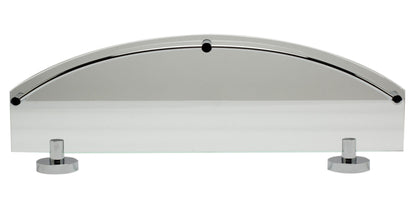 ALFI brand AB9547 Polished Chrome Wall Mounted Glass Shower Shelf Bathroom Accessory