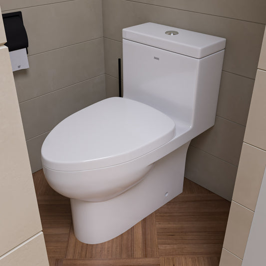 EAGO TB359 Dual Flush One Piece Eco-friendly High Efficiency Low Flush Ceramic Toilet