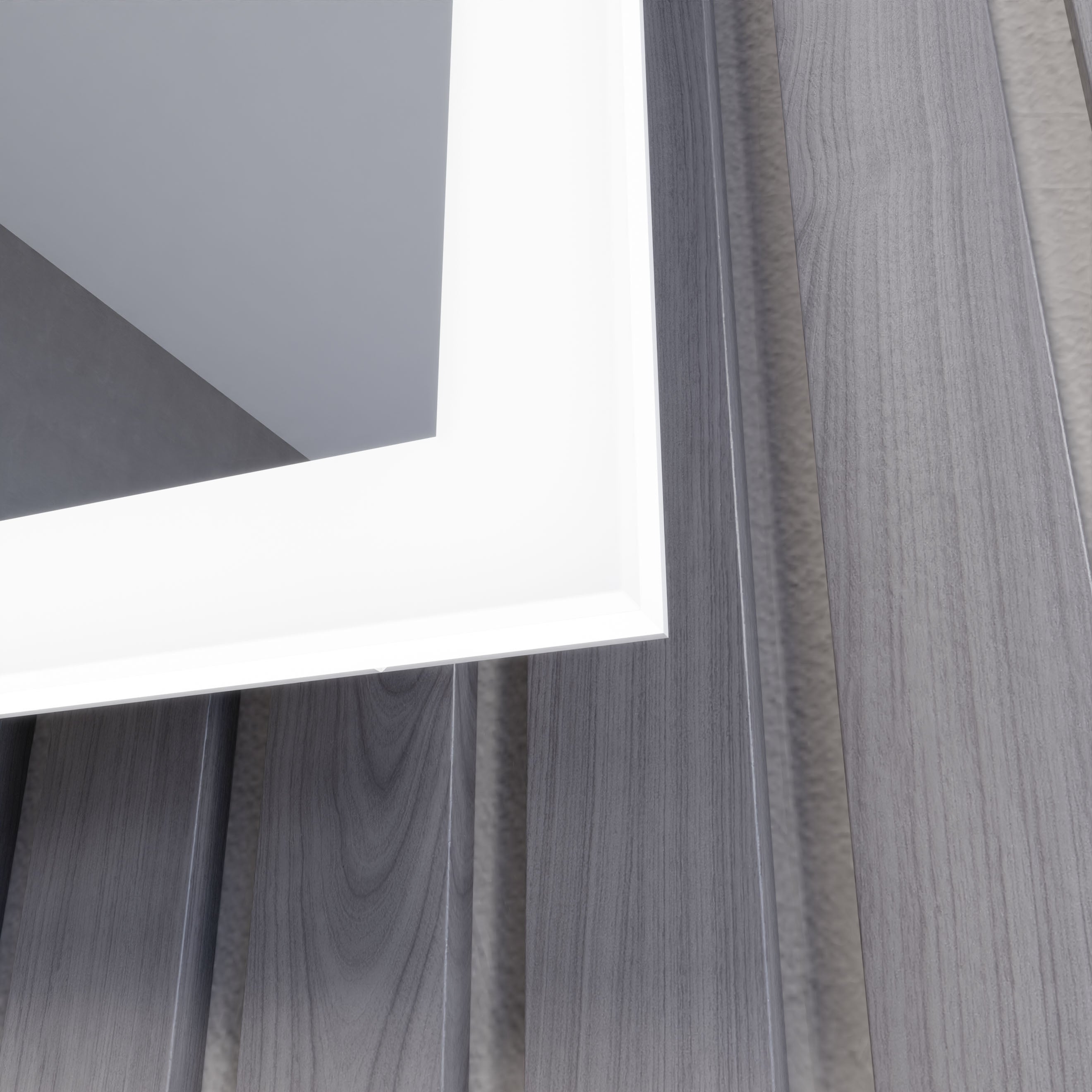 ANZZI 24-in. x 31-in. LED Front/Back Light Magnifying Bathroom Mirror w/Defogger