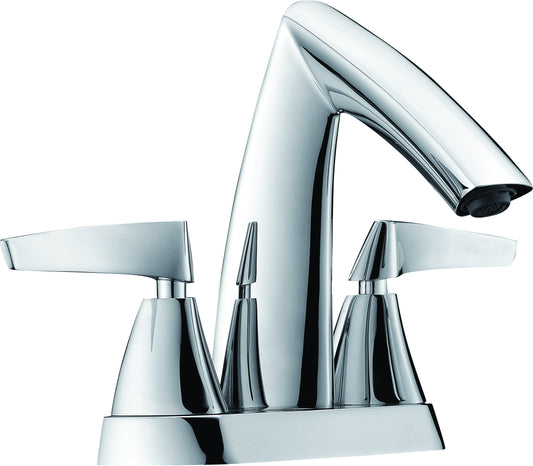 ALFI brand AB1003-PC Polished Chrome Two-Handle 4'' Centerset Bathroom Faucet