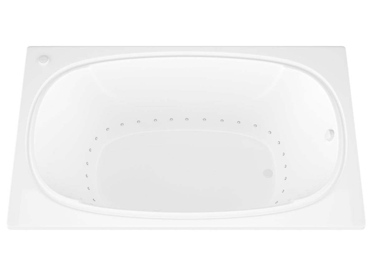 Atlantis Whirlpools Charleston 48 x 72 Rectangular Air Jetted Bathtub