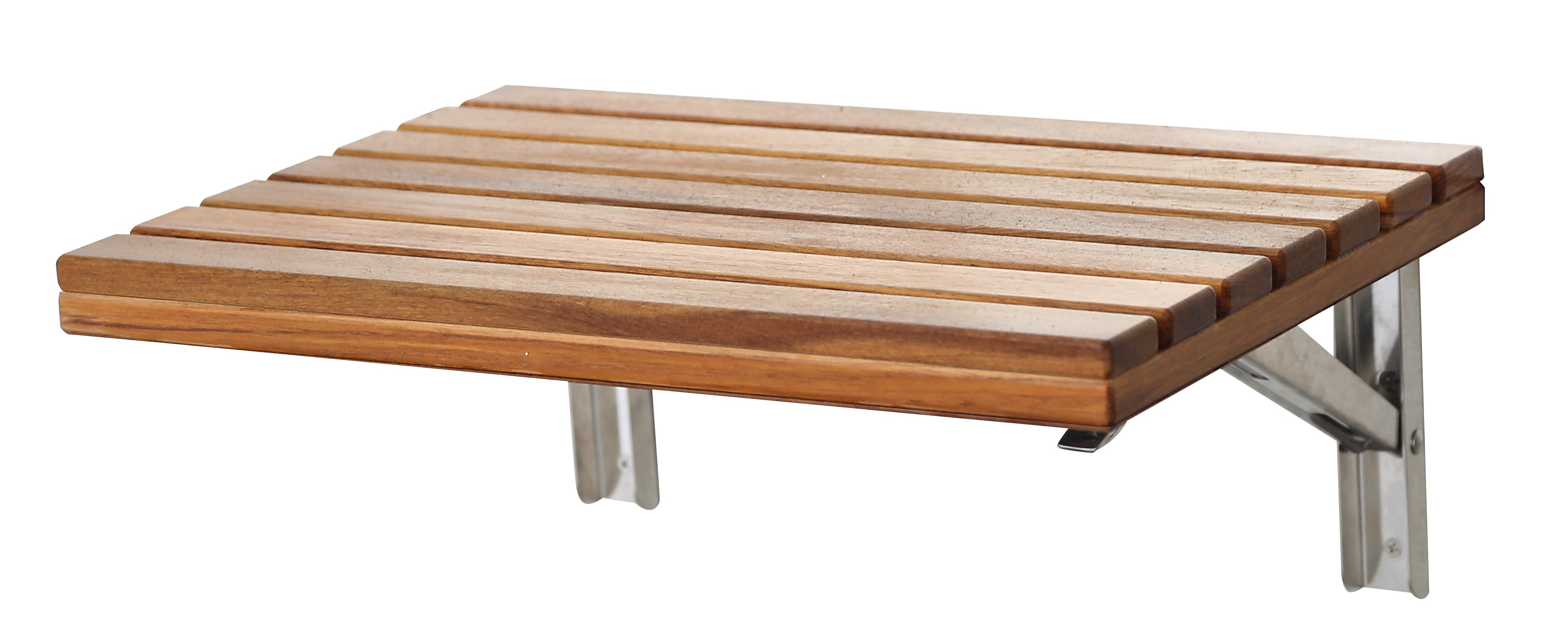 Shoren 12.6 in. Teak Wall Mounted Shower Seat