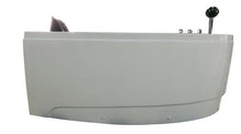 Load image into Gallery viewer, EAGO AM161-R  5&#39; Single Person Corner White Acrylic Whirlpool Bath Tub - Drain on Right