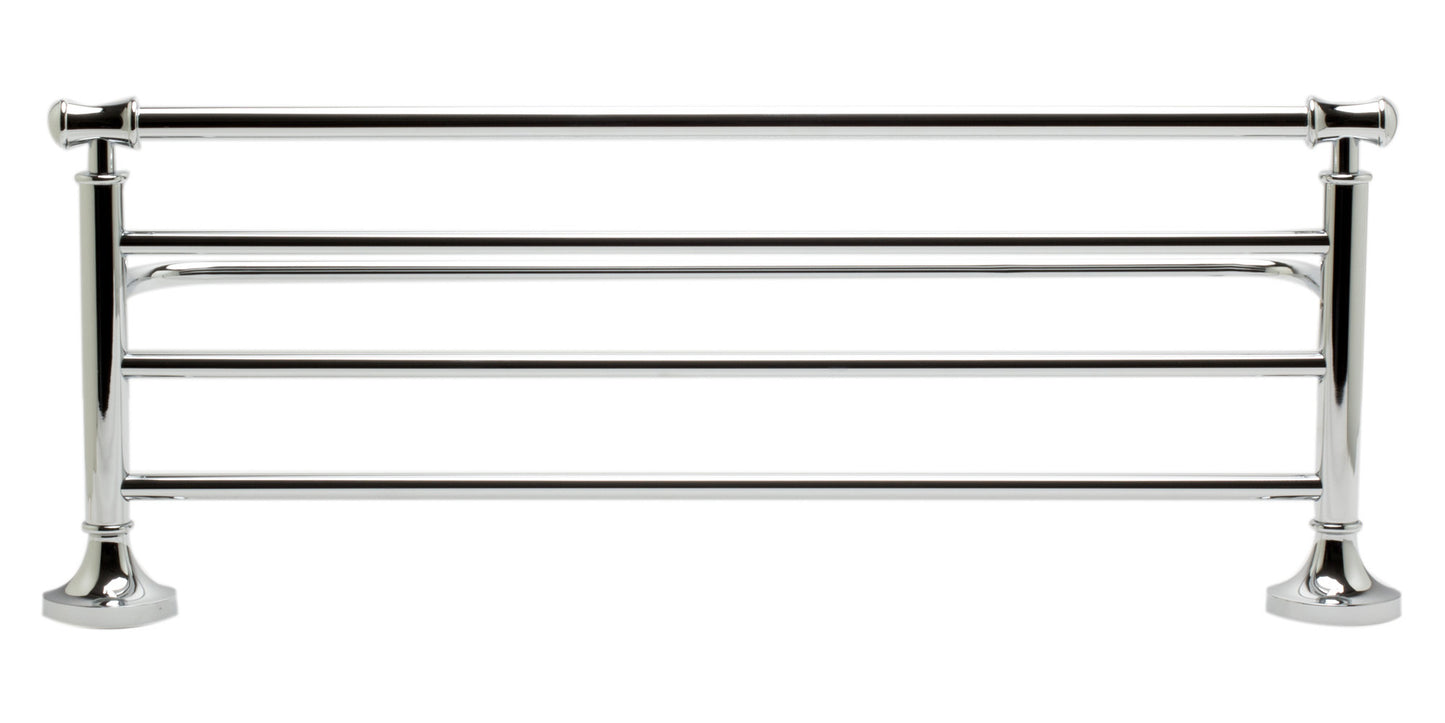 ALFI brand AB9583 Polished Chrome 23 inch Towel Bar & Shelf Bathroom Accessory