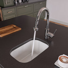 Load image into Gallery viewer, ALFI brand AB1218 Small Rectangular Fireclay Undermount or Drop In Prep / Bar Sink